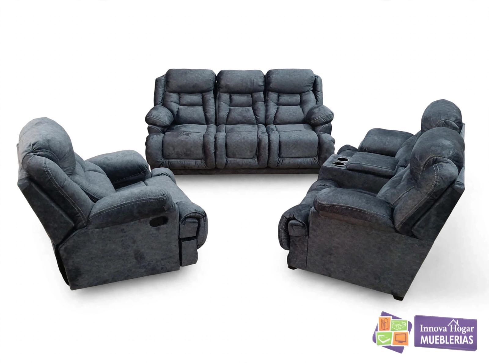 Sala 3-2-1 Italia Gris Carbon